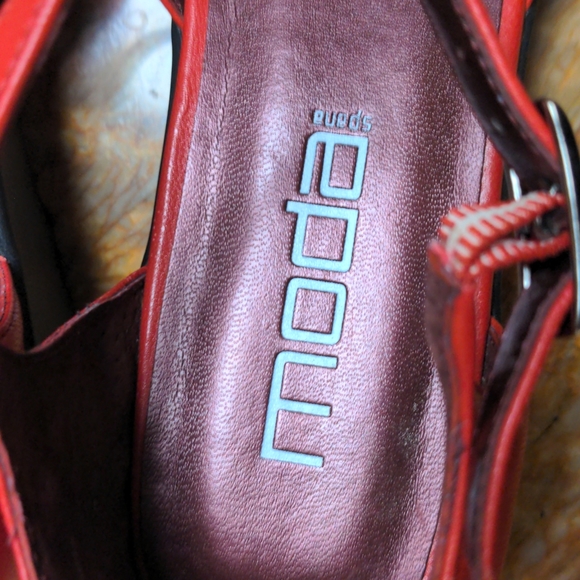 MODA Spana Red shoes -7.5 - Picture 5 of 9